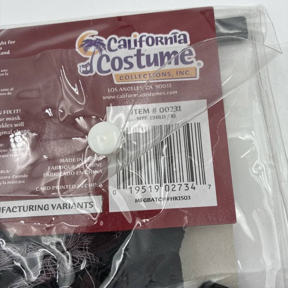 California Costumes Mr Grim Reaper Halloween Costume Kids XL 12-14 Glow In Dark